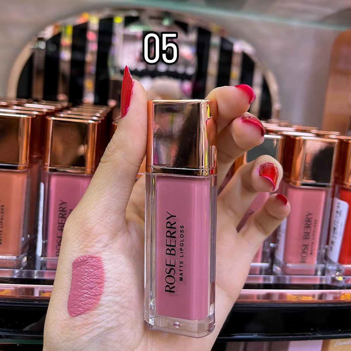 Rose Berry Matte Lip Gloss - Buy Online in Pakistan at Cosmia.pk