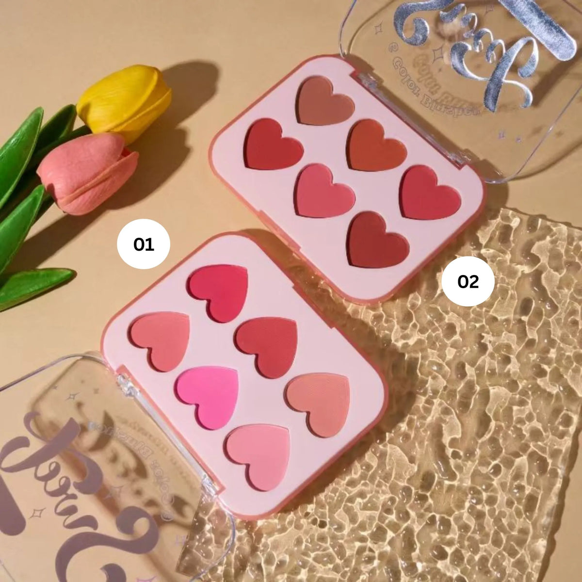 HUDAMOJI Heart Blusher Kit - Buy Online in Pakistan at Cosmia.pk