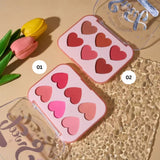 HUDAMOJI Heart Blusher Kit - Buy Online in Pakistan at Cosmia.pk