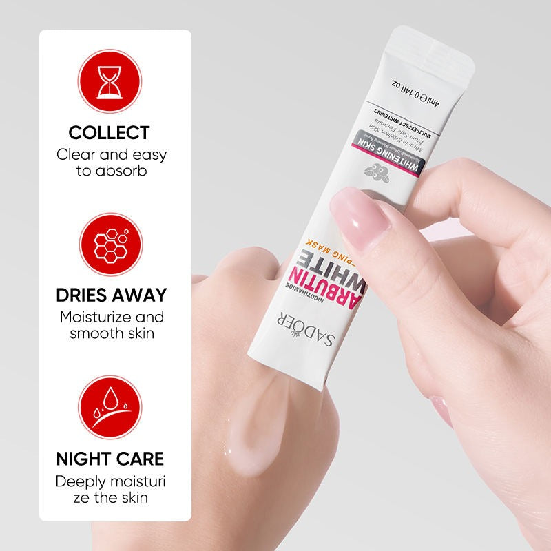 Sadoer Nicotinamide Arbutin White Sleeping Mask 4ml x 20Pcs - Buy Online in Pakistan at Cosmia.pk