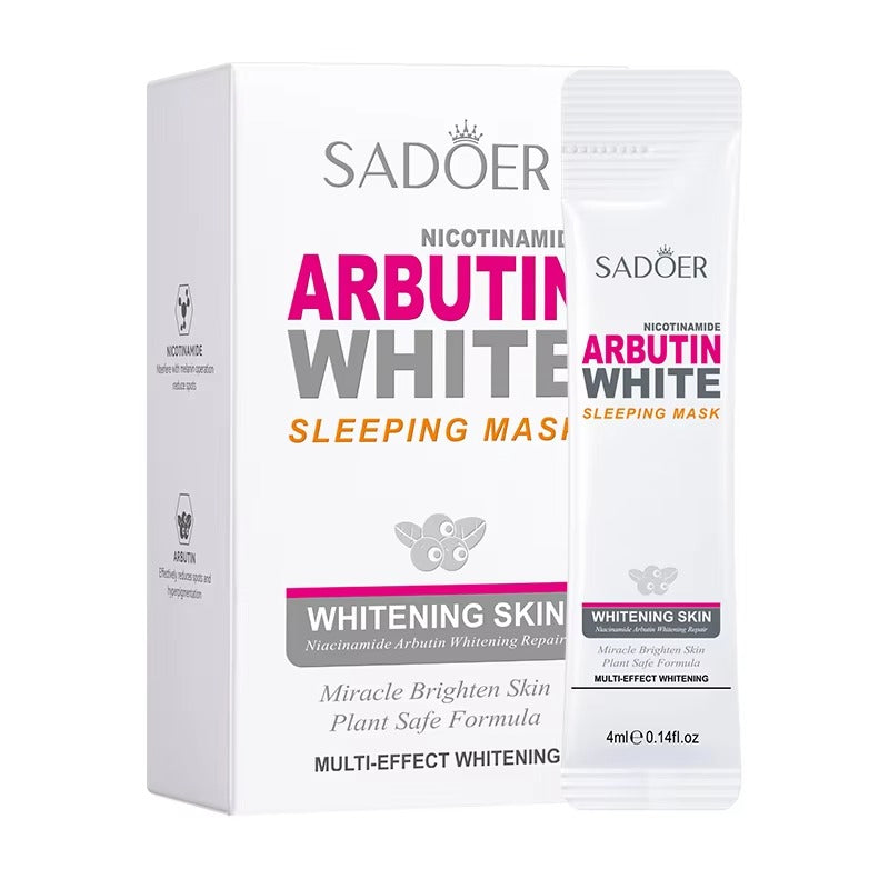 Sadoer Nicotinamide Arbutin White Sleeping Mask 4ml x 20Pcs - Buy Online in Pakistan at Cosmia.pk