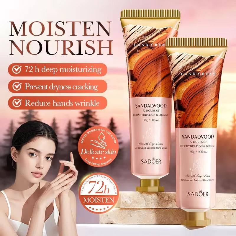Sadoer Sandalwood Hand Cream 30g - Buy Online in Pakistan at Cosmia.pk