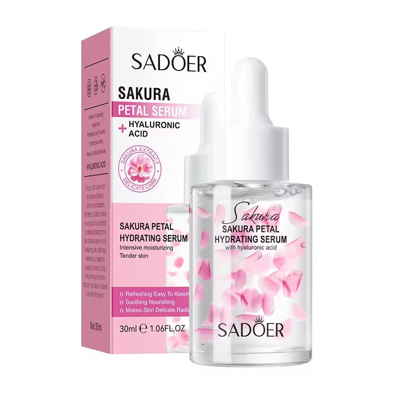 Sadoer Sakura Petal Serum + Hyaluronic Acid 30ml - Buy Online in Pakistan at Cosmia.pk