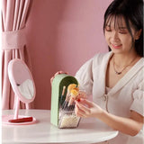 Creative Multi-grid Dressing Table Lipstick Jewellery and Brush Storage Box - Buy Online in Pakistan at Cosmia.pk