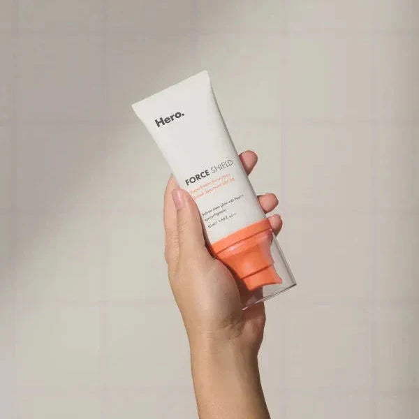 Hero Cosmetics Force Shield Superbeam Sunscreen – Apricot SPF- 30 - Buy Online in Pakistan at Cosmia.pk