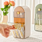 Creative Multi-grid Dressing Table Lipstick Jewellery and Brush Storage Box - Buy Online in Pakistan at Cosmia.pk