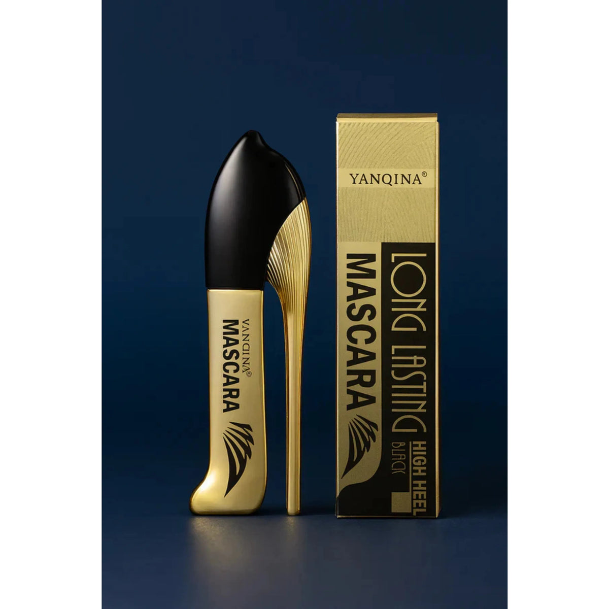 Yanqina High Heel Long Lasting Black Mascara - Buy Online in Pakistan at Cosmia.pk