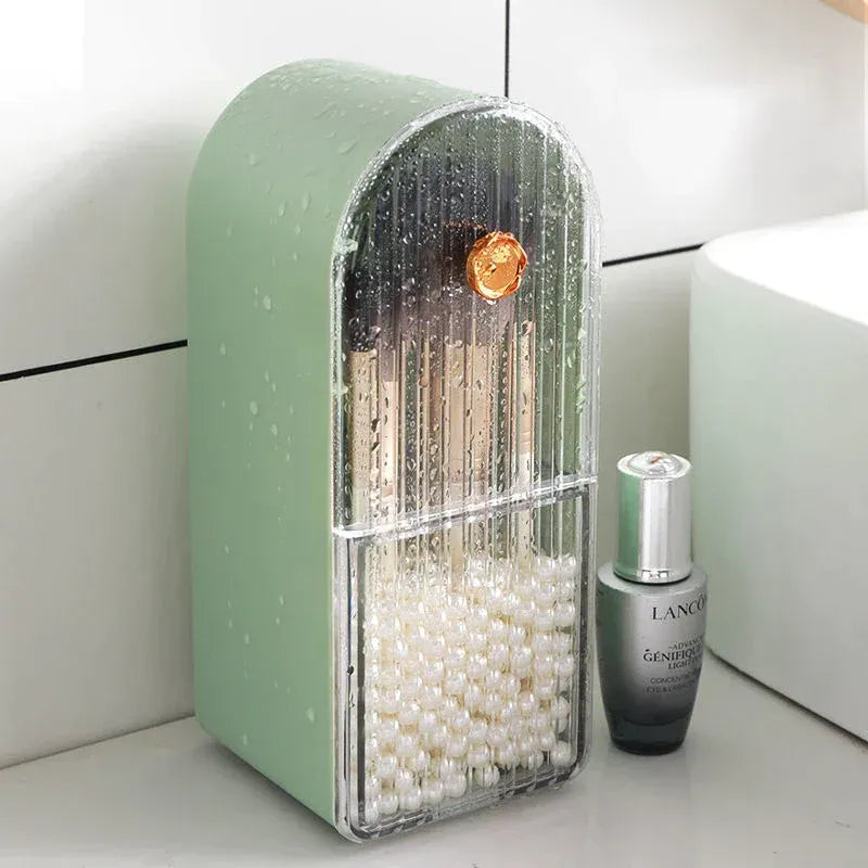 Creative Multi-grid Dressing Table Lipstick Jewellery and Brush Storage Box - Buy Online in Pakistan at Cosmia.pk