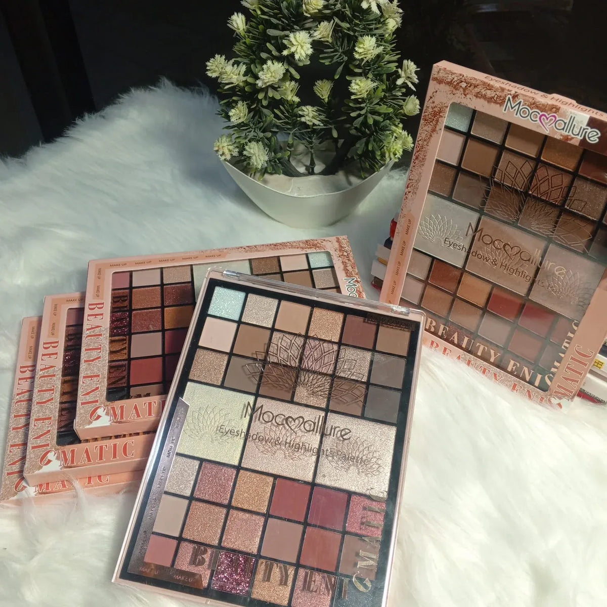 Mocallure Eyeshadow + Highlighter palette - Buy Online in Pakistan at Cosmia.pk