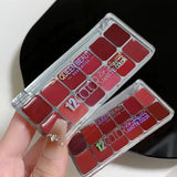Love Queen Beauty 12 Colors Lip jelly Matte Lipstick Palette - Buy Online in Pakistan at Cosmia.pk