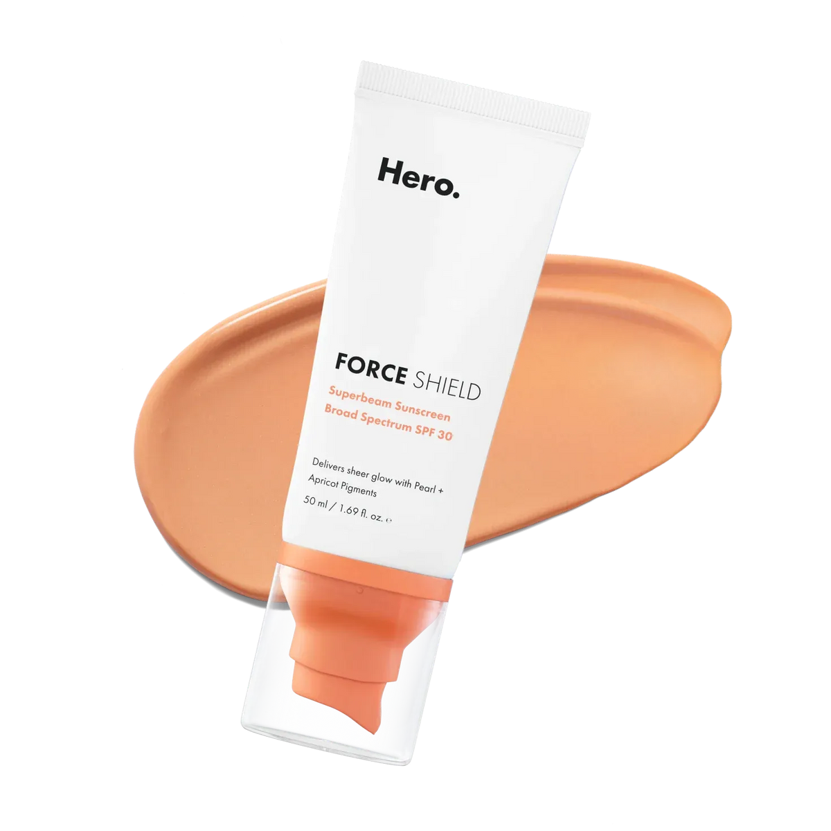 Hero Cosmetics Force Shield Superbeam Sunscreen – Apricot SPF- 30 - Buy Online in Pakistan at Cosmia.pk