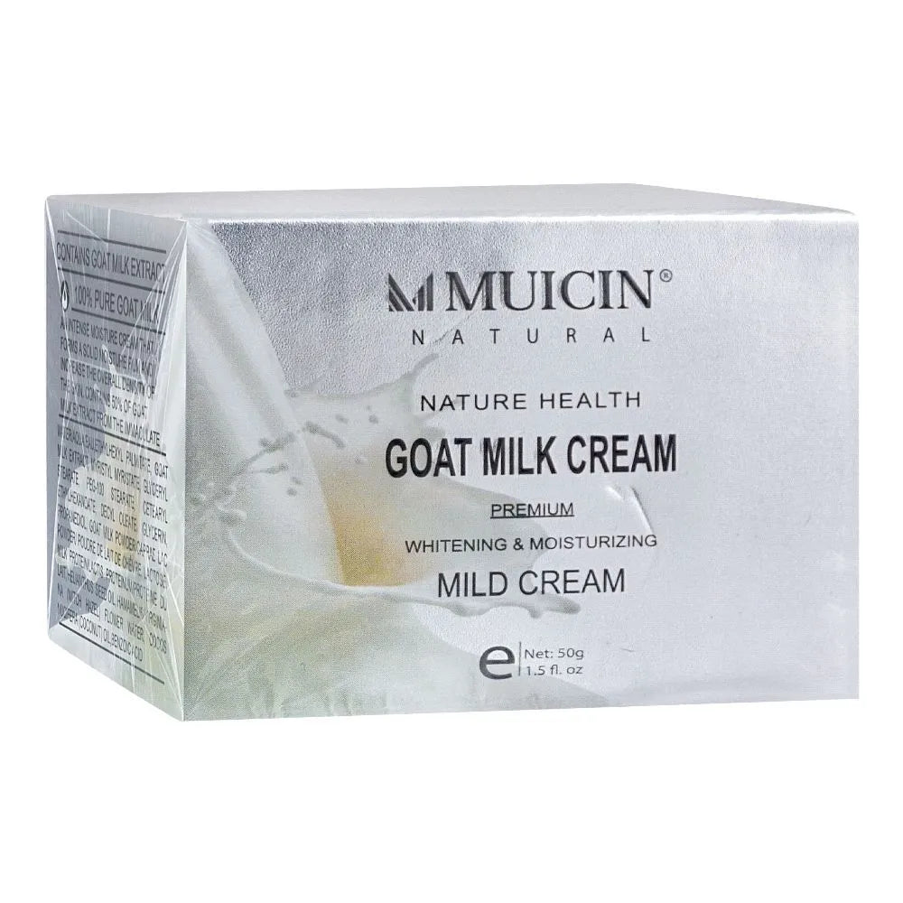 MUICIN - Goat Milk Brightening & Moisturising Mild Cream - 50g - Buy Online in Pakistan at Cosmia.pk