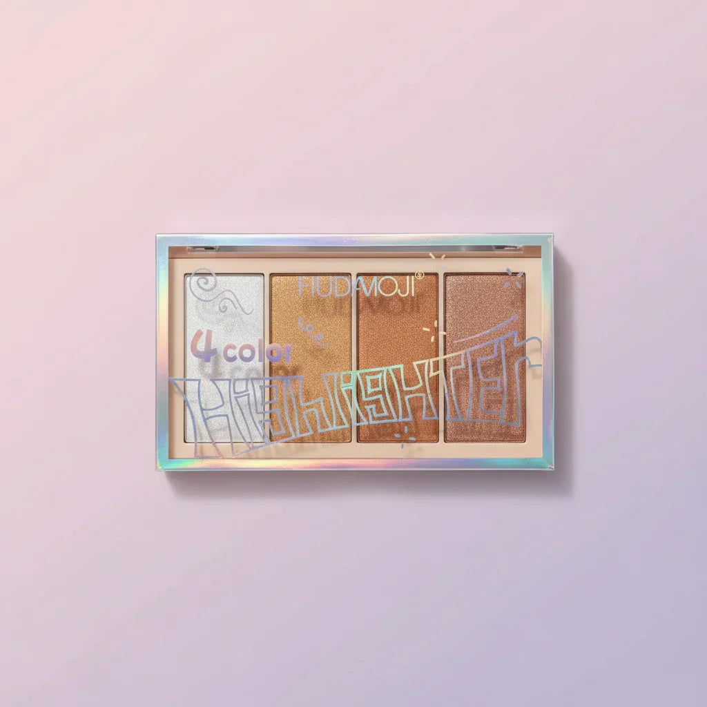 HudaMoji 4 in 1 Highlighter Palette Hudamoji
