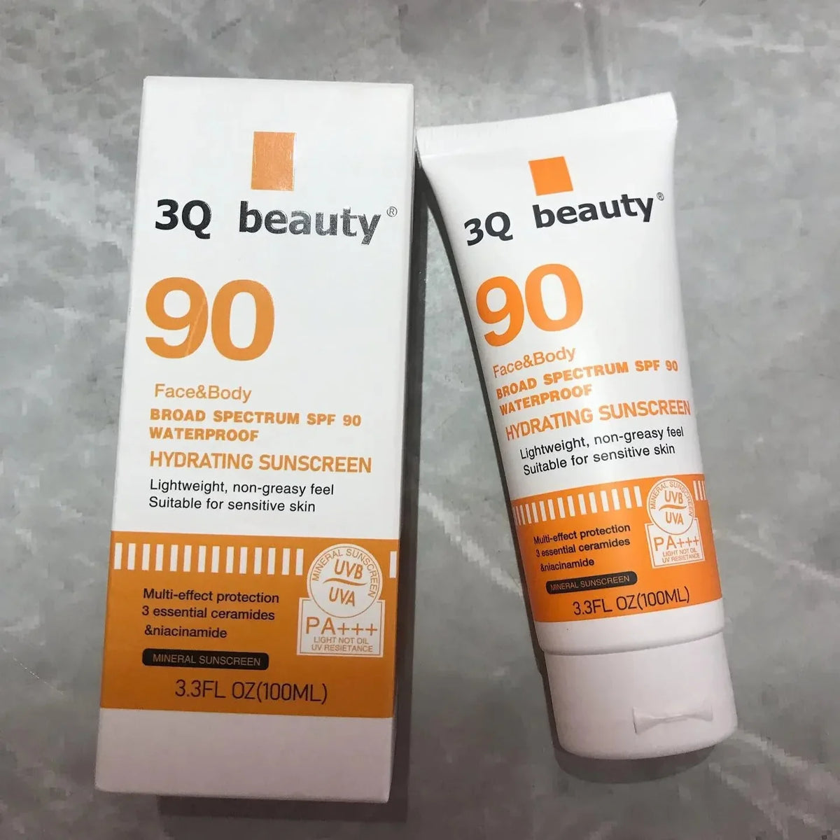 3Q Beauty Face & Body SPF 90 Waterproof Sunscreen 100ml - Buy Online in Pakistan at Cosmia.pk