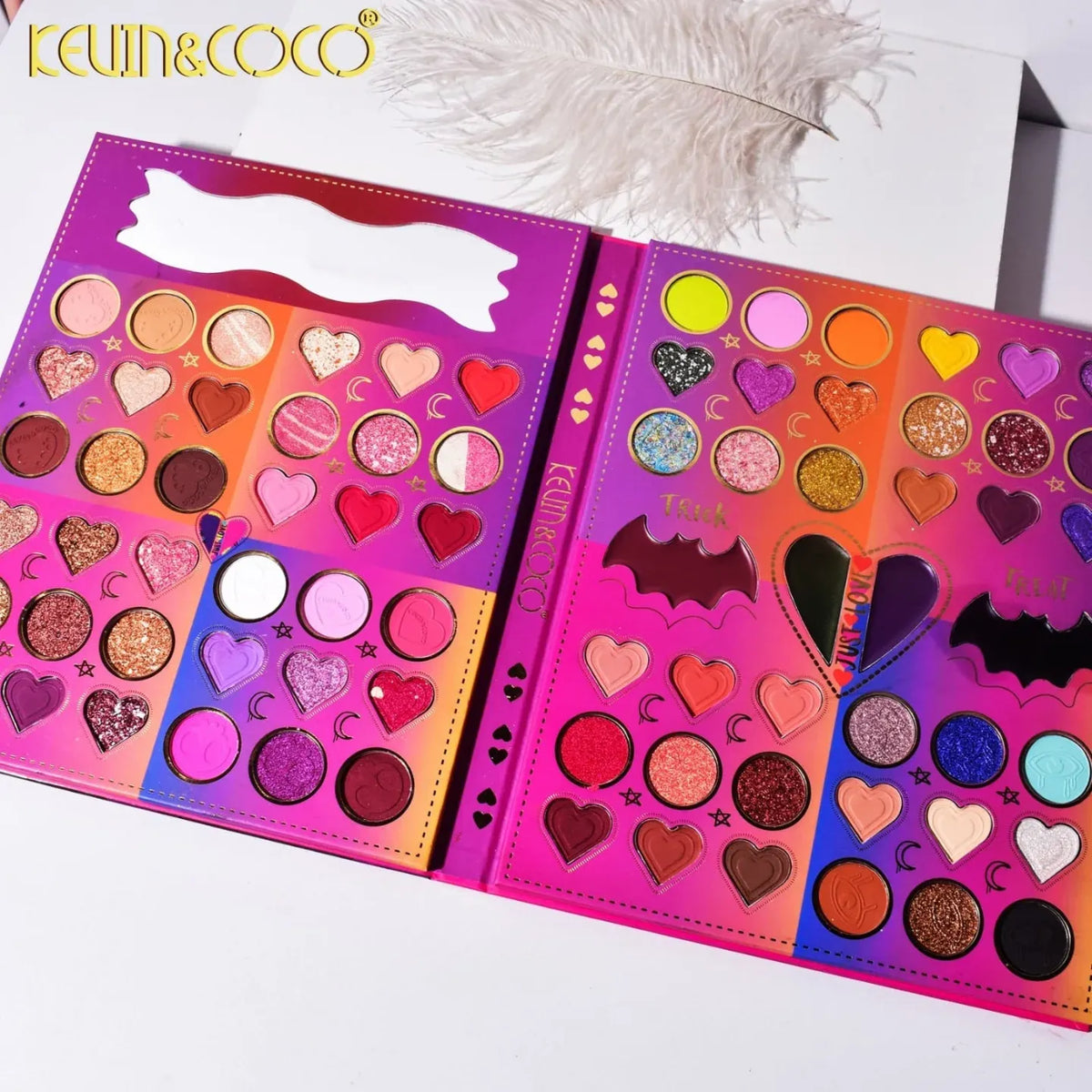 Kevin & Coco Halloween 76 Colors Eyeshadow Palette - Buy Online in Pakistan at Cosmia.pk