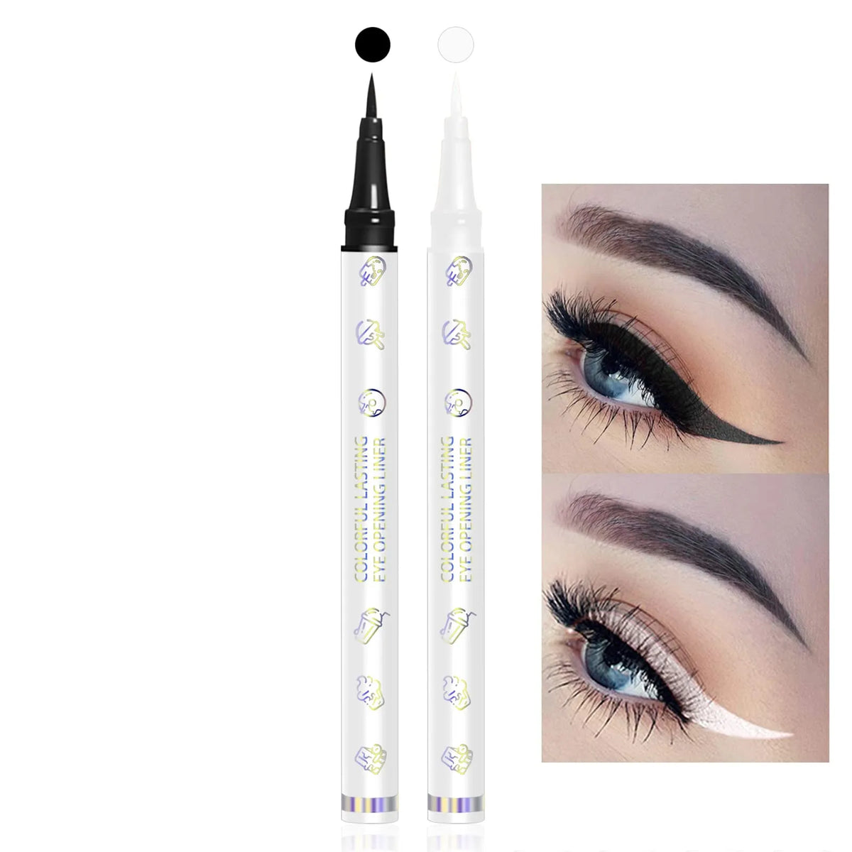 DekRion White & Black Eyeliner - Buy Online in Pakistan at Cosmia.pk