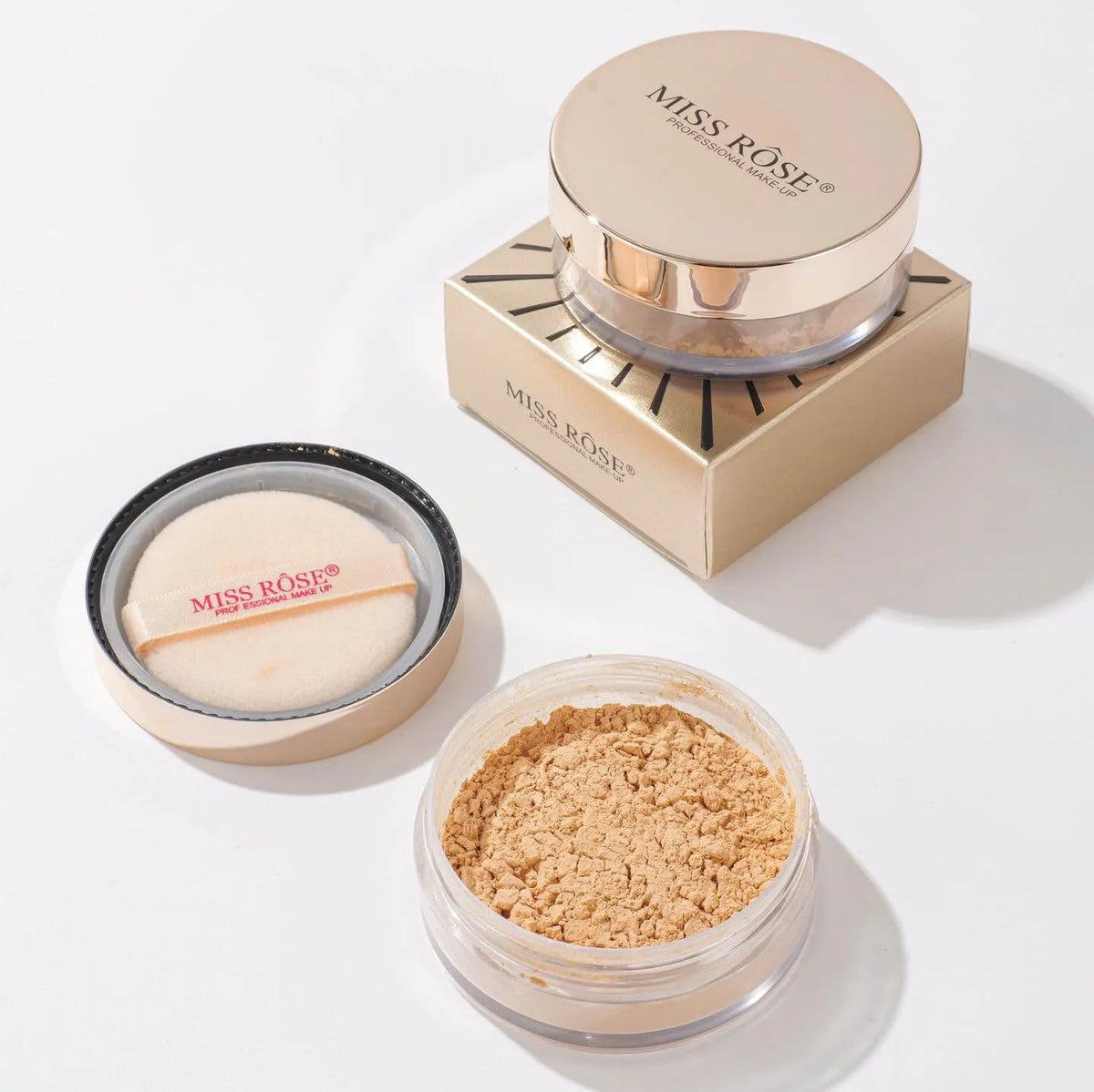 Miss Rose Luxury Rose Gold Matte Setting Powder - Buy Online in Pakistan at Cosmia.pk