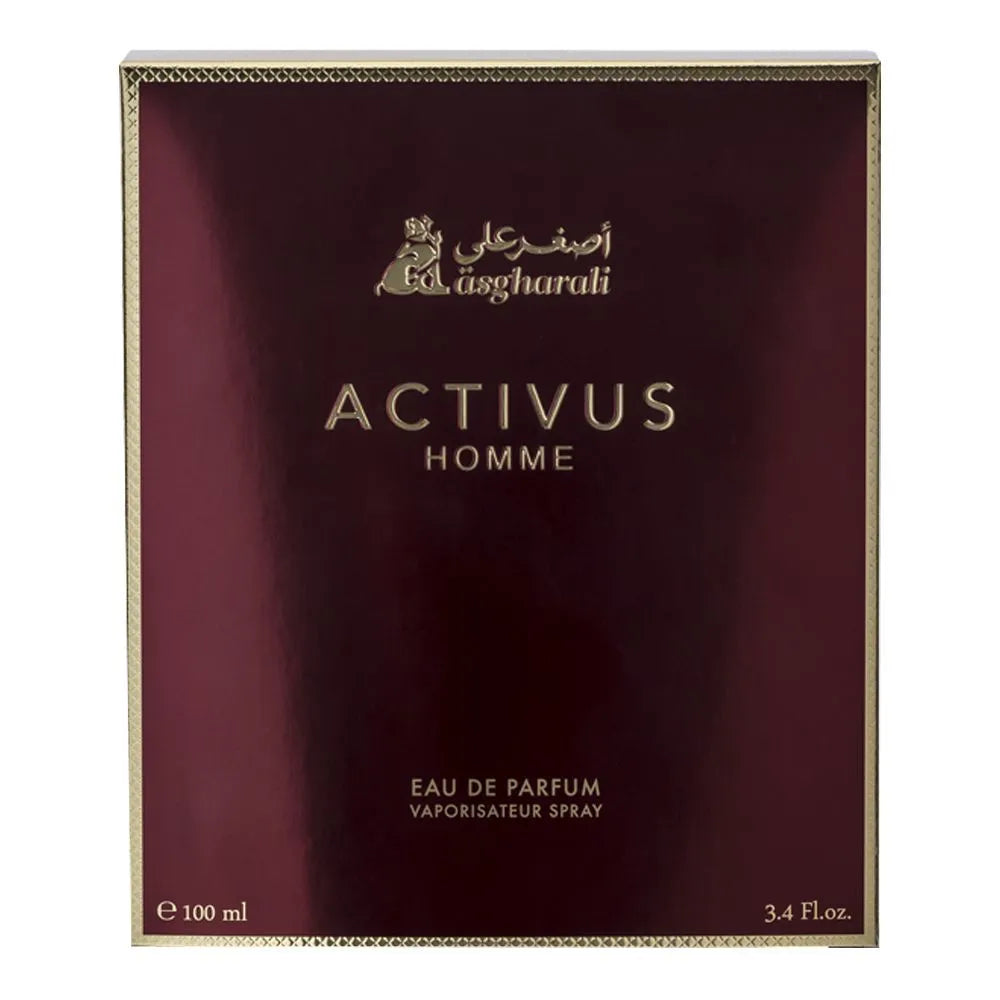 Asgharali Activus Homme Eau De Parfum, Fragrance For Men - 100ml - Buy Online in Pakistan at Cosmia.pk