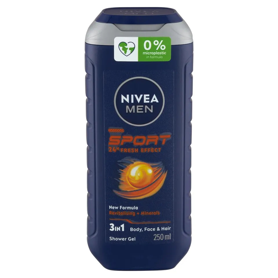Nivea Men Sport 3-in-1 Shower Gel – 250ml - Buy Online in Pakistan at Cosmia.pk
