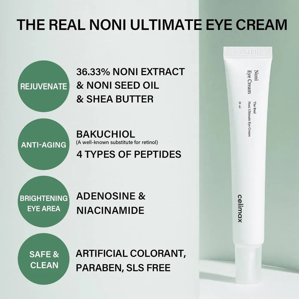 Celimax The Real Noni Ultimate Eye Cream — 20 ml - Buy Online in Pakistan at Cosmia.pk