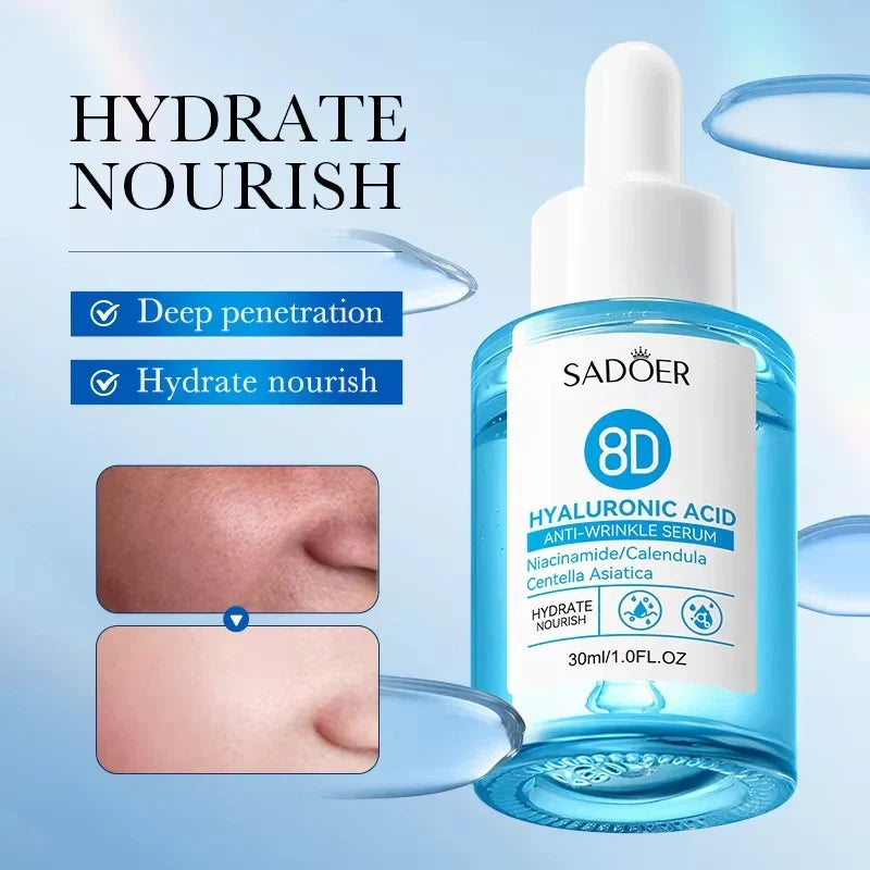 Sadoer 8D Hyaluronic Acid Anti-Wrinkle Serum – 30ml - Buy Online in Pakistan at Cosmia.pk