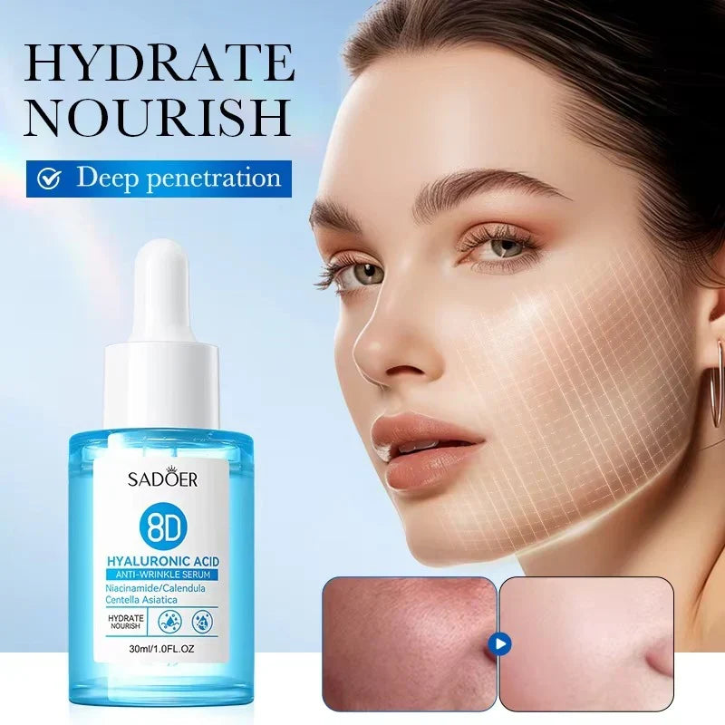 Sadoer 8D Hyaluronic Acid Anti-Wrinkle Serum – 30ml - Buy Online in Pakistan at Cosmia.pk