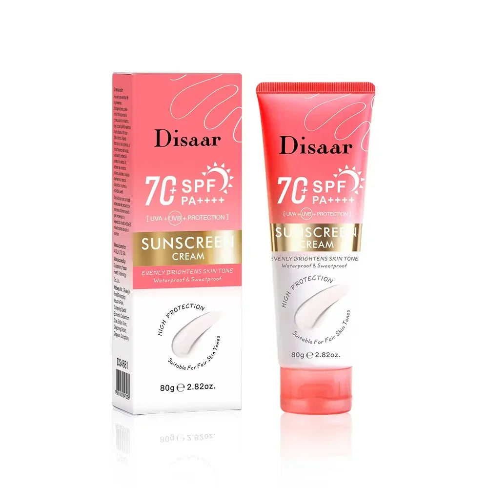 Disaar Brightening Sunscreen Cream SPF 70 PA++++ - 80g - Buy Online in Pakistan at Cosmia.pk
