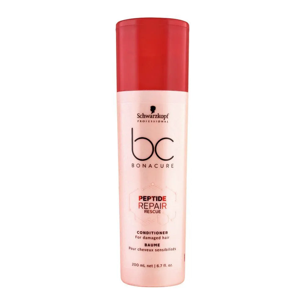 Schwarzkopf BC Bonacure Peptide Repair Rescue Conditioner, For Damaged Hair - 200ml - Buy Online in Pakistan at Cosmia.pk