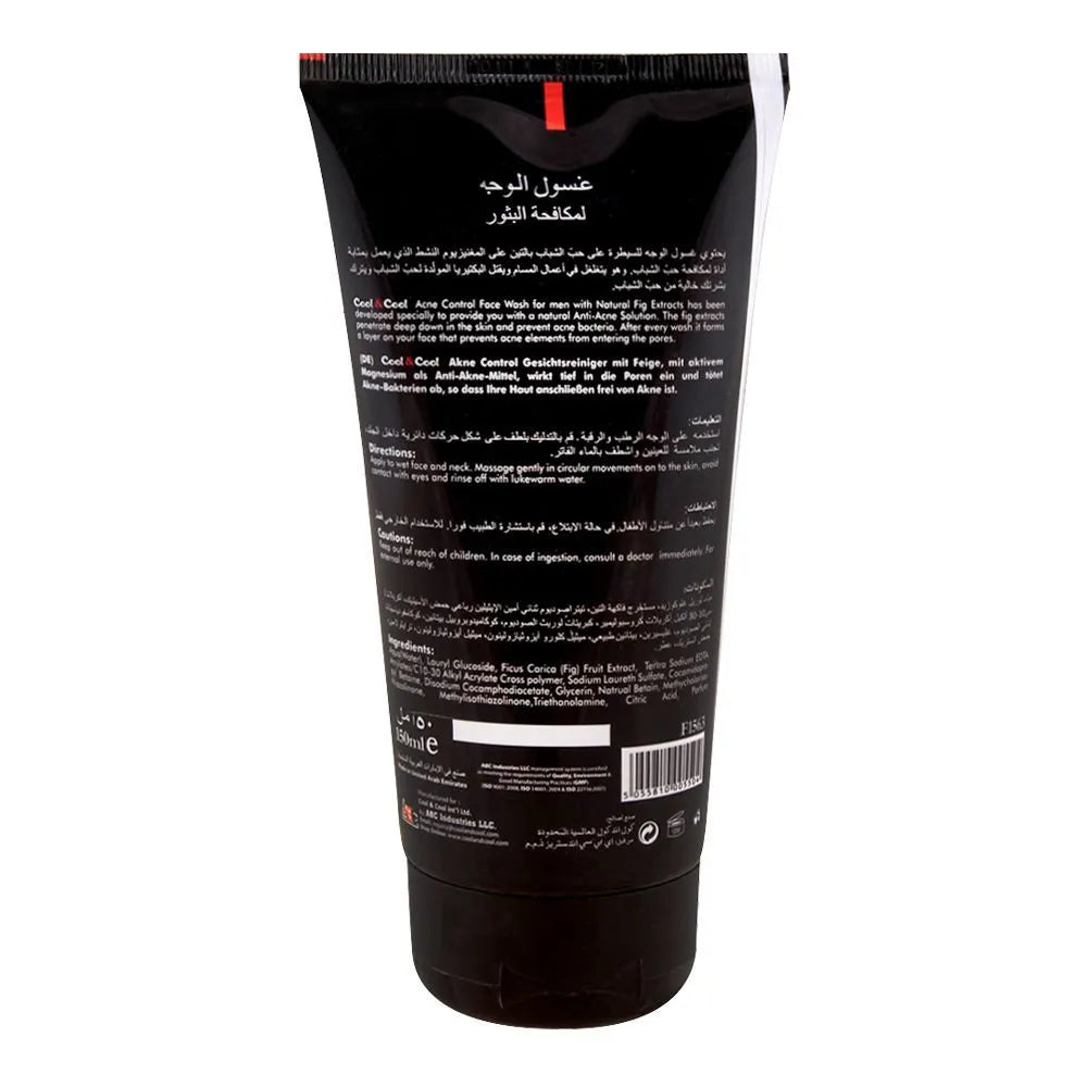 Cool & cool Acne Control Face Wash For Men - Buy Online in Pakistan at Cosmia.pk