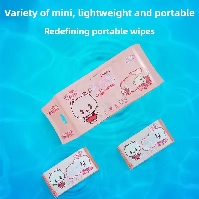 Cleaning Mini Packed Wipe - 8 Mini Packets in One Pack Total 64 Wipes - Buy Online in Pakistan at Cosmia.pk