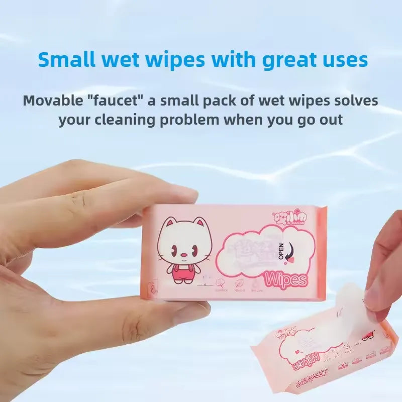 Cleaning Mini Packed Wipe - 8 Mini Packets in One Pack Total 64 Wipes - Buy Online in Pakistan at Cosmia.pk