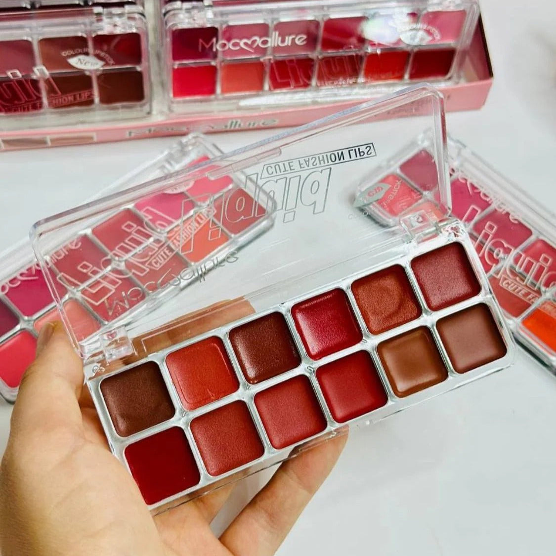Mocallure Matte Cream Lipstick Palette - 12 Colors - Buy Online in Pakistan at Cosmia.pk