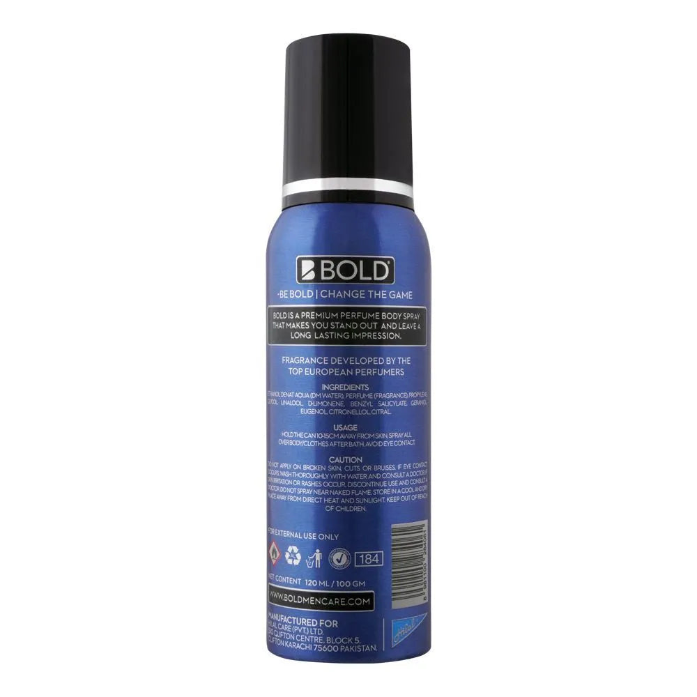 Bold Electric Perfumed Body Spray - 120ml - Buy Online in Pakistan at Cosmia.pk