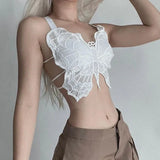 Butterfly Lace Corset Sleeveless Crop Top - Buy Online in Pakistan at Cosmia.pk