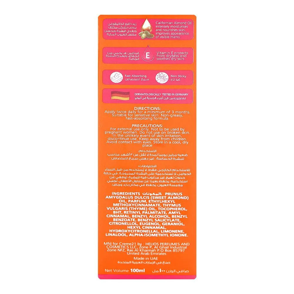 Creme 21 Vitamin Rich Skin Beautifying Oil, For Sensitive Skin - 100ml - Buy Online in Pakistan at Cosmia.pk