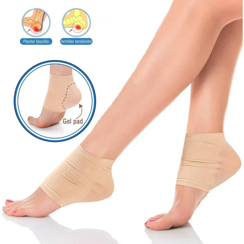 Silicone Heel Protector Moisturizing Gel Sock - Buy Online in Pakistan at Cosmia.pk