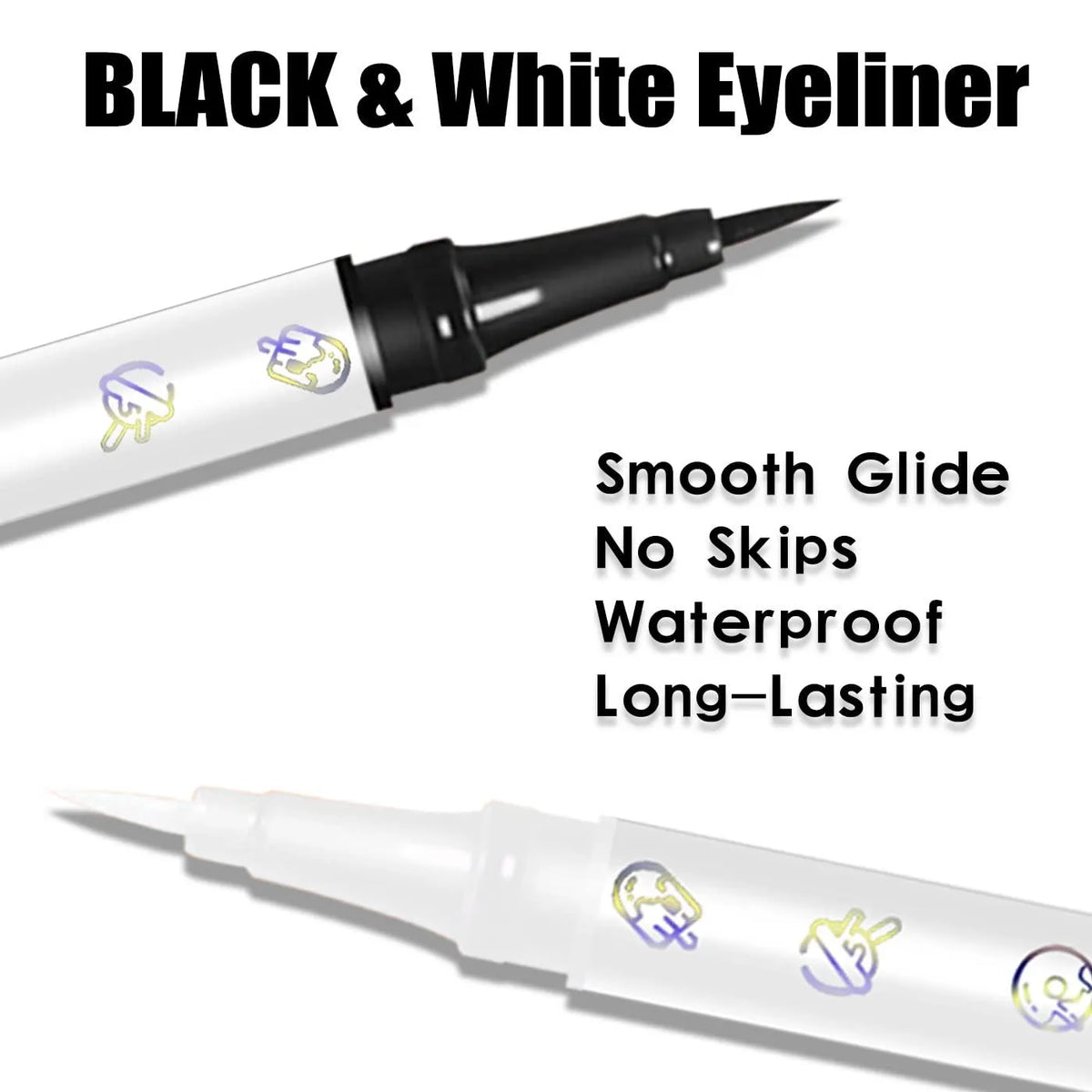 DekRion White & Black Eyeliner - Buy Online in Pakistan at Cosmia.pk