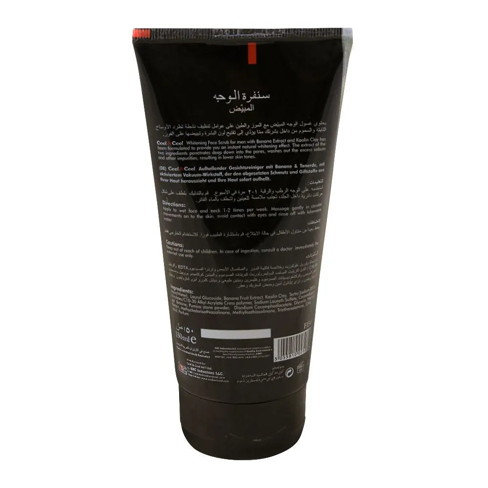 Cool & Cool Men Banana & Clay Whitening Face Scrub - Buy Online in Pakistan at Cosmia.pk