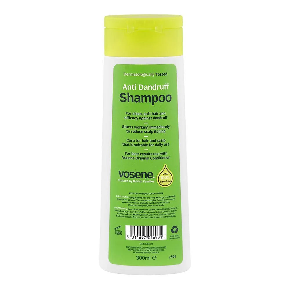 Vosene Anti-Dandruff Shampoo, Salicylic Acid, Glycerin & Citric Acid - Buy Online in Pakistan at Cosmia.pk