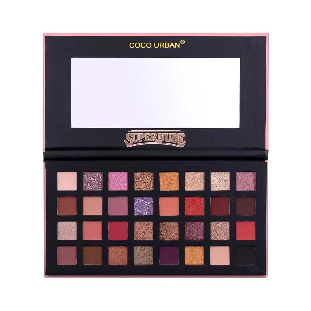 Coco Urban Super Nude Eyeshadow Palette - 32 Colors - Buy Online in Pakistan at Cosmia.pk