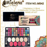 Mielena Valvet Eyeshade Highliter & Blushon Kit - Buy Online in Pakistan at Cosmia.pk