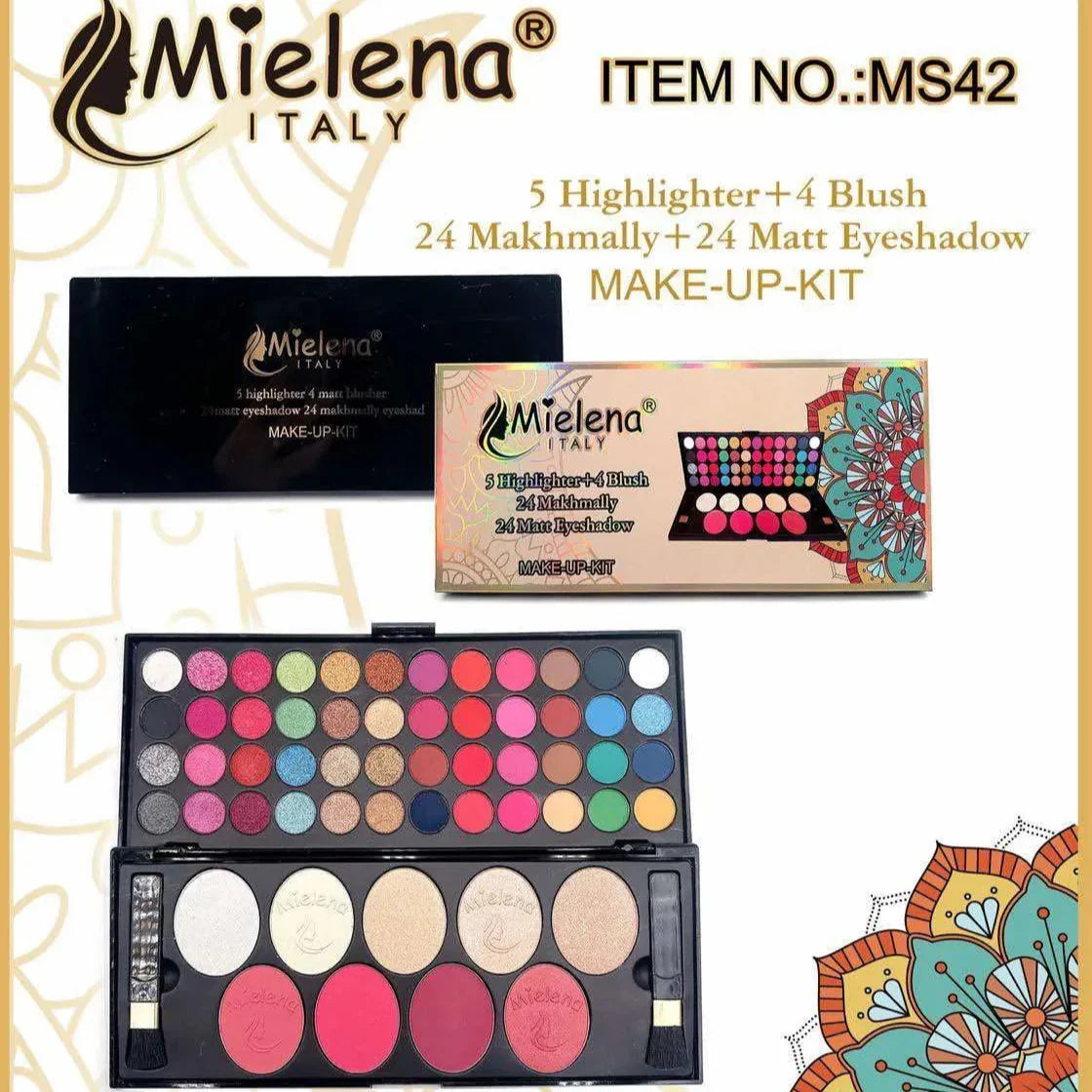Mielena Valvet Eyeshade Highliter & Blushon Kit - Buy Online in Pakistan at Cosmia.pk