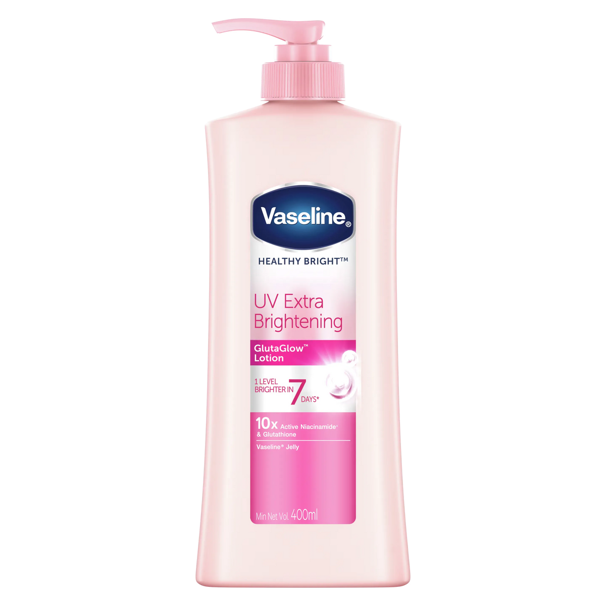 Vaseline Healthy Bright UV Extra Brightening Gluta Glow Lotion - 400ml - Buy Online in Pakistan at Cosmia.pk