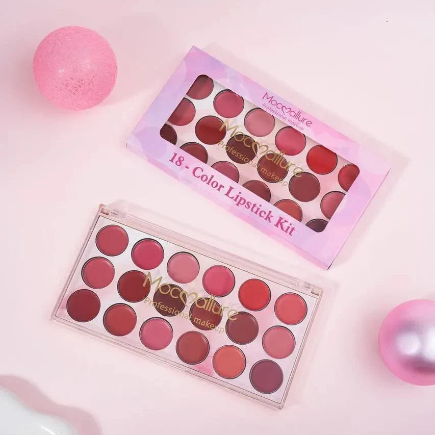 Mocallure Lipstick Kit - 18 Colors - Buy Online in Pakistan at Cosmia.pk