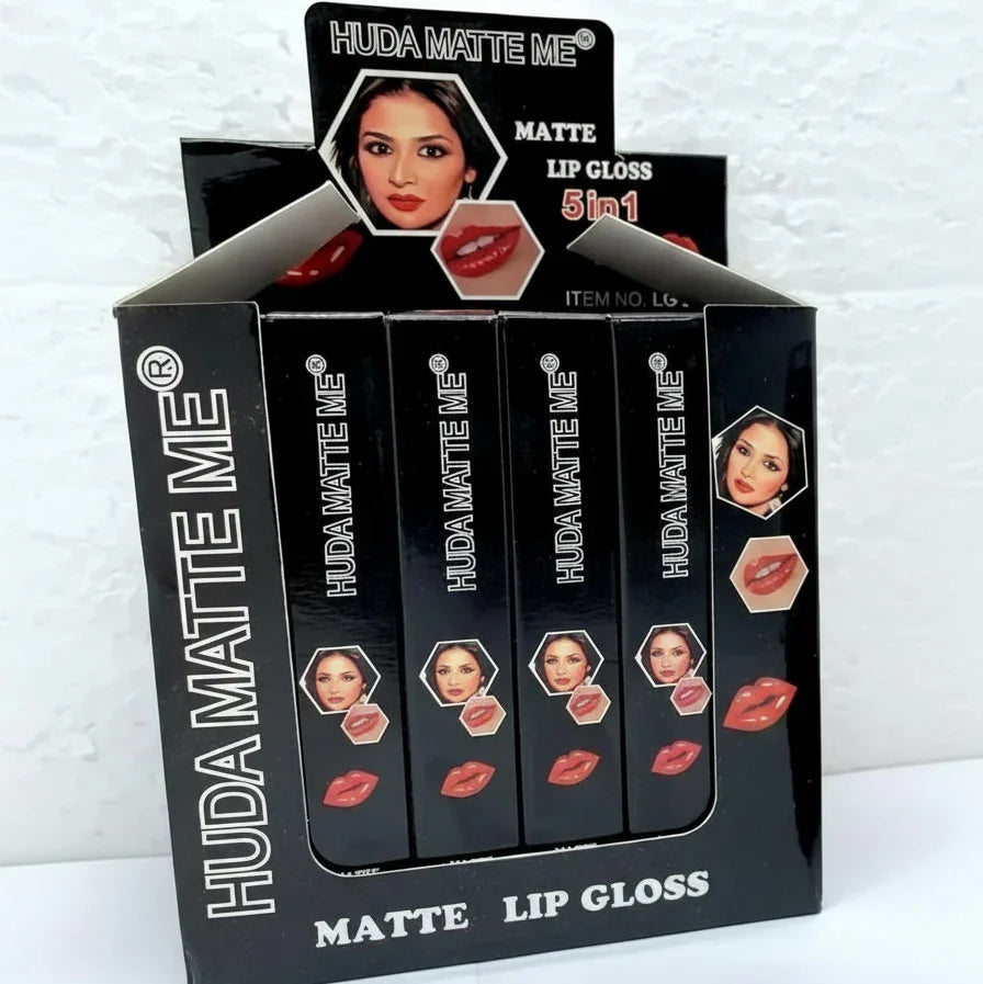 HUDA MATTE ME – Lip Gloss – 4 in 1 - Buy Online in Pakistan at Cosmia.pk