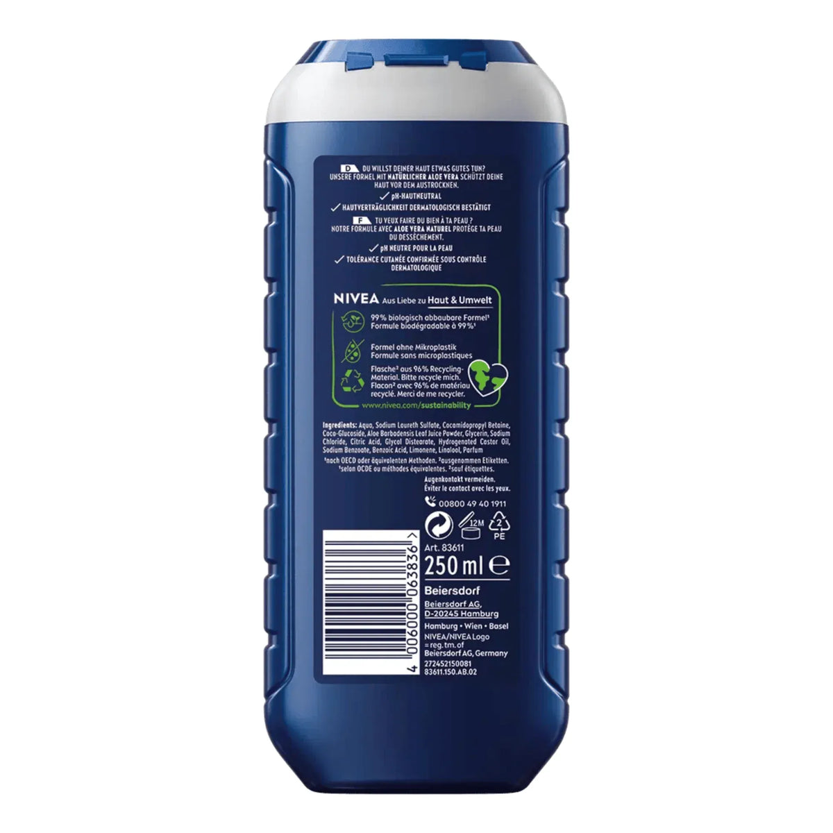 Nivea Men Protect & Care 3-in-1 Shower Gel – 250ml - Buy Online in Pakistan at Cosmia.pk