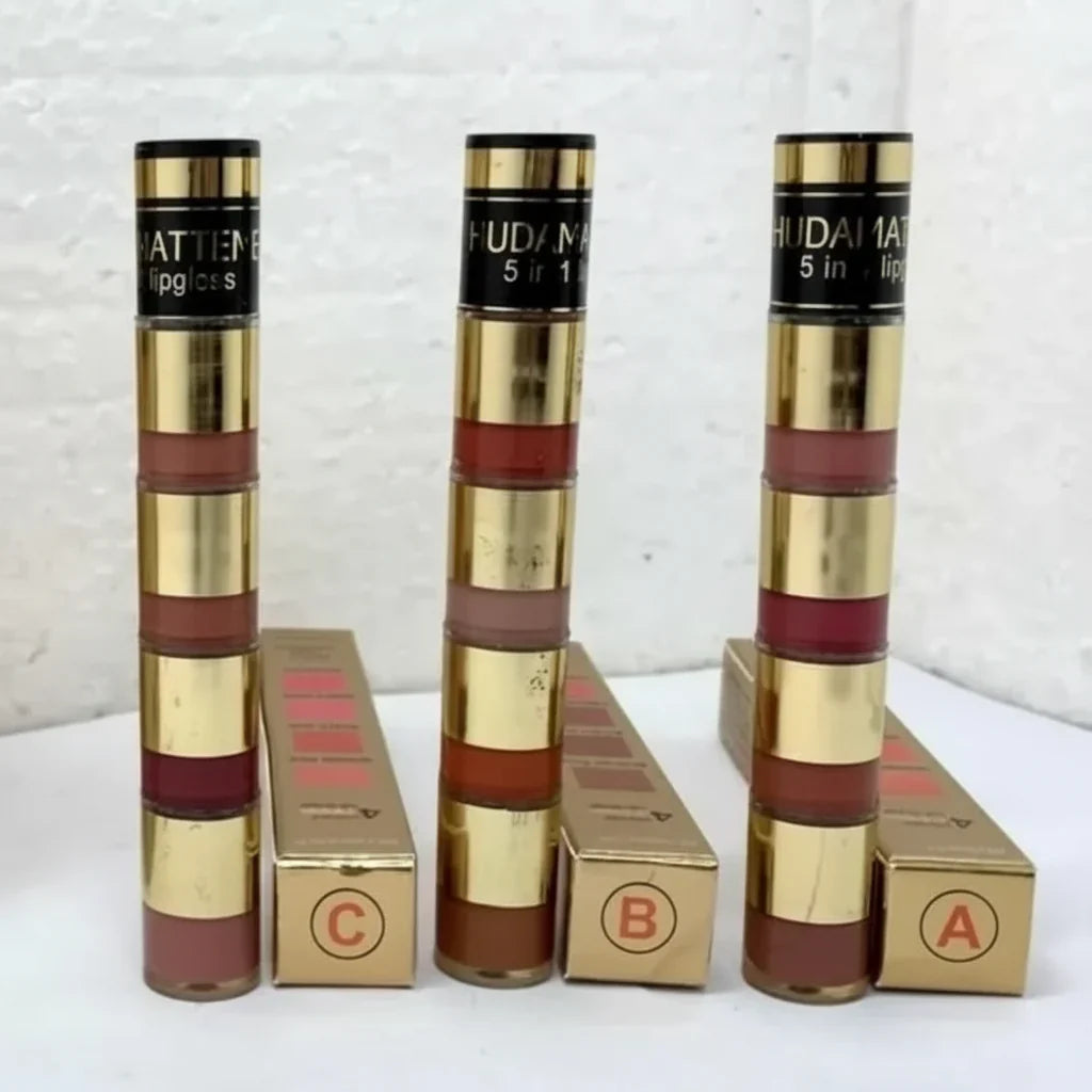 HUDA MATTE ME Lip Gloss Set-2 in 1 - Buy Online in Pakistan at Cosmia.pk