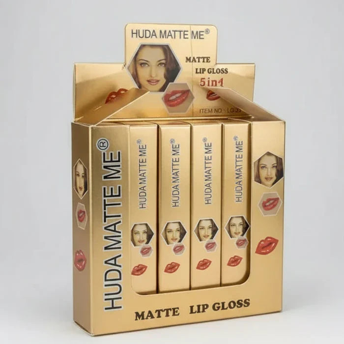 HUDA MATTE ME Lip Gloss Set-2 in 1 - Buy Online in Pakistan at Cosmia.pk