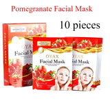 Oyax Pomegranate Whitening Facial Mask - 10 PCS - Buy Online in Pakistan at Cosmia.pk