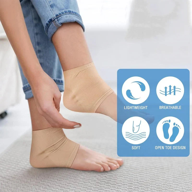 Silicone Heel Protector Moisturizing Gel Sock - Buy Online in Pakistan at Cosmia.pk